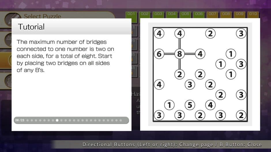 Скриншот 5 из Puzzle by Nikoli S Hashiwokakero