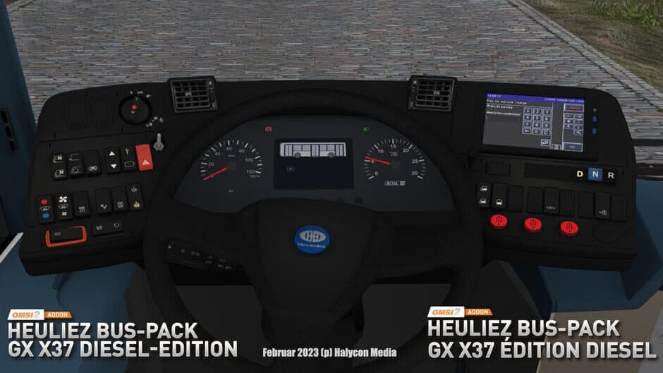 Скриншот 11 из OMSI 2: Heuliez Bus Pack - GX x37: Diesel Edition