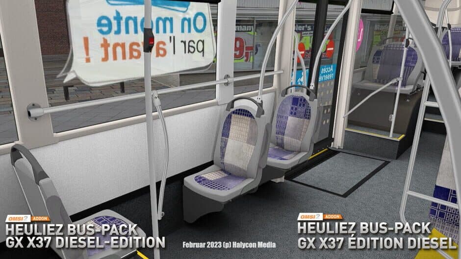 Скриншот 2 из OMSI 2: Heuliez Bus Pack - GX x37: Diesel Edition