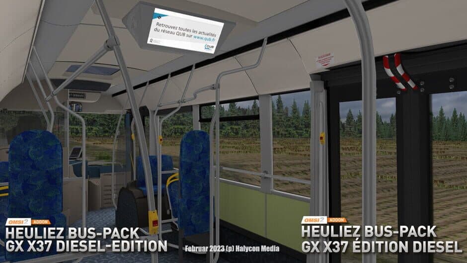 Скриншот 8 из OMSI 2: Heuliez Bus Pack - GX x37: Diesel Edition