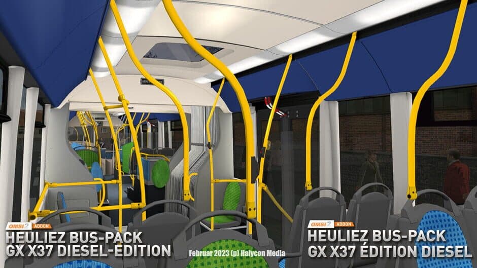 Скриншот 3 из OMSI 2: Heuliez Bus Pack - GX x37: Diesel Edition