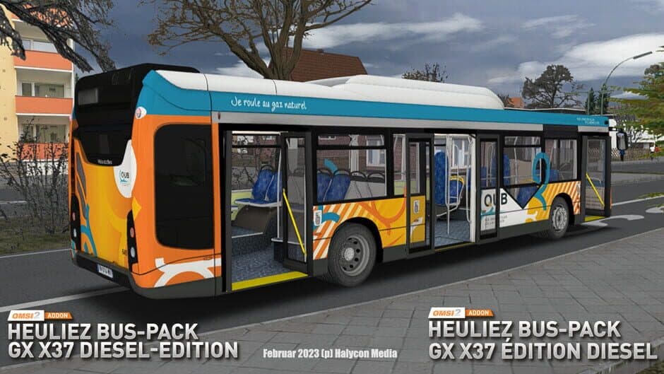 Скриншот 4 из OMSI 2: Heuliez Bus Pack - GX x37: Diesel Edition