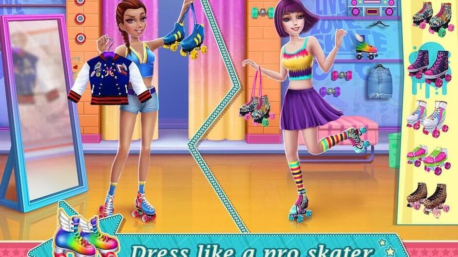 Скриншот 2 из Roller Skating Girls