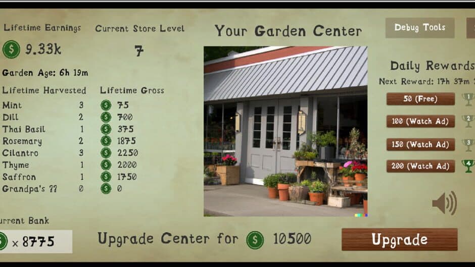 Скриншот 1 из Herb Garden Tycoon