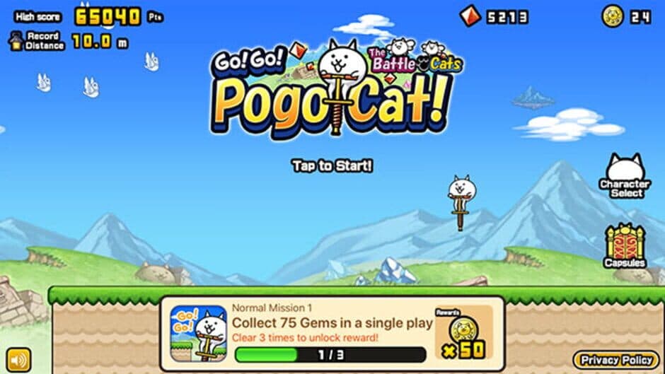 Скриншот 2 из Go! Go! Pogo Cat!