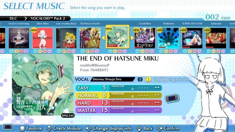 Скриншот 5 из Groove Coaster: Wai Wai Party!!!! - Vocaloid Pack 2