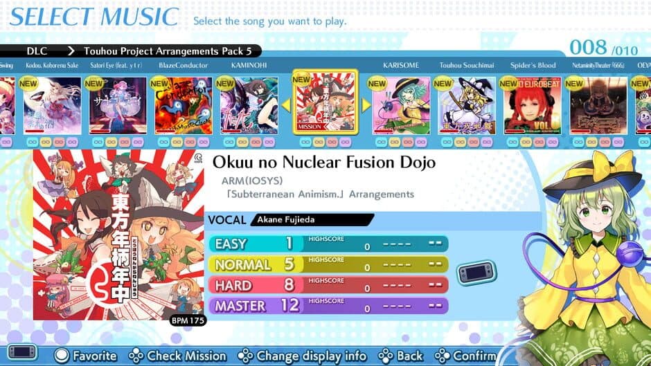 Скриншот 1 из Groove Coaster: Wai Wai Party!!!! - Touhou Project Arrangements Pack 5