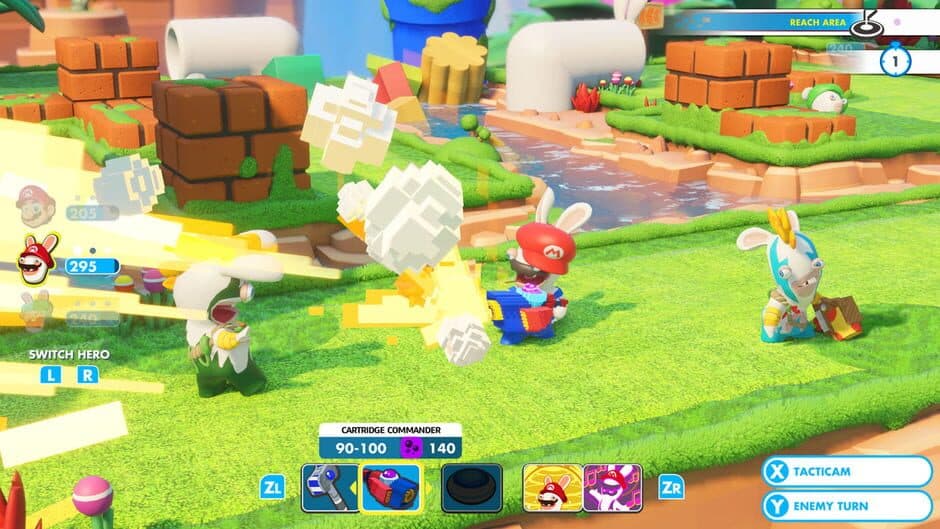 Скриншот 2 из Mario + Rabbids Kingdom Battle: Pixel Pack