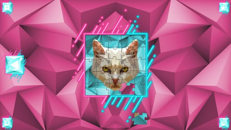 Скриншот 1 из Poly Jigsaw: Cats