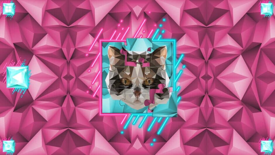 Скриншот 6 из Poly Jigsaw: Cats