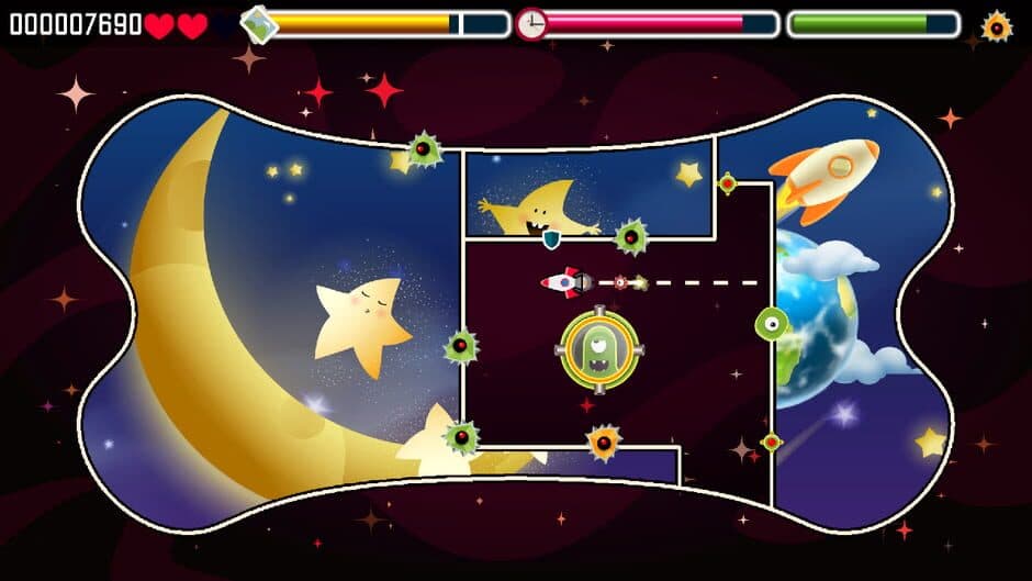 Скриншот 2 из Space Lines: A Puzzle Arcade Game - Extra Levels!