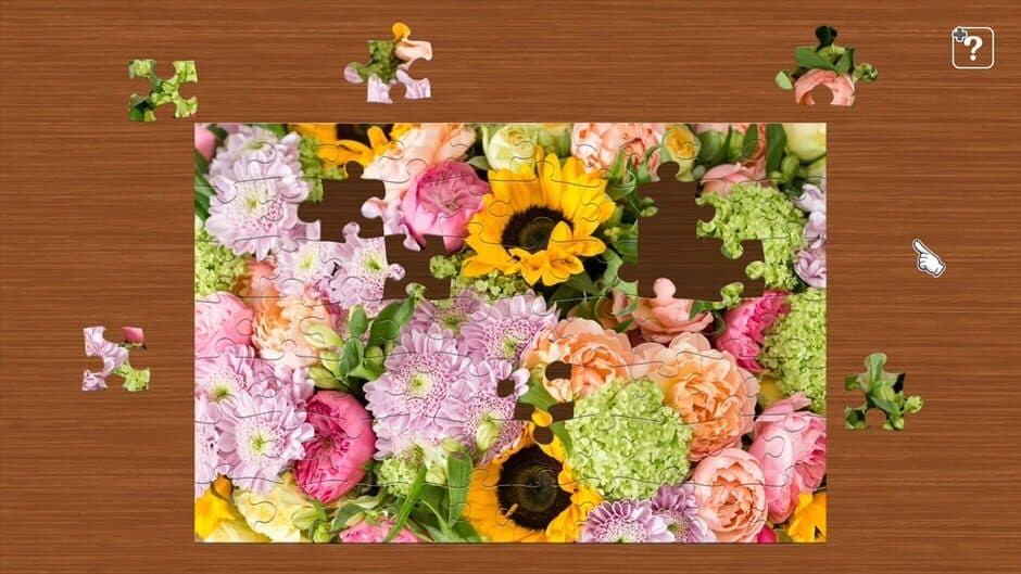 Скриншот 2 из Jigsaw Masterpieces: Flower Arrangement