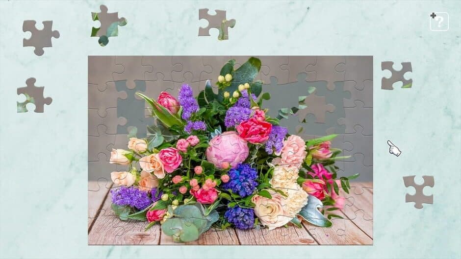 Скриншот 1 из Jigsaw Masterpieces: Flower Arrangement
