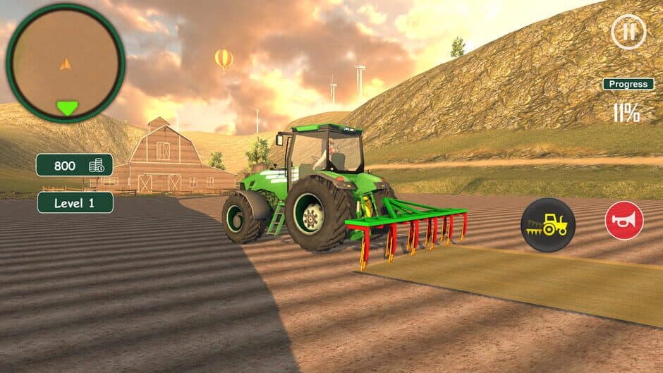 Скриншот 3 из Farming Tractor Simulator: Big Farm