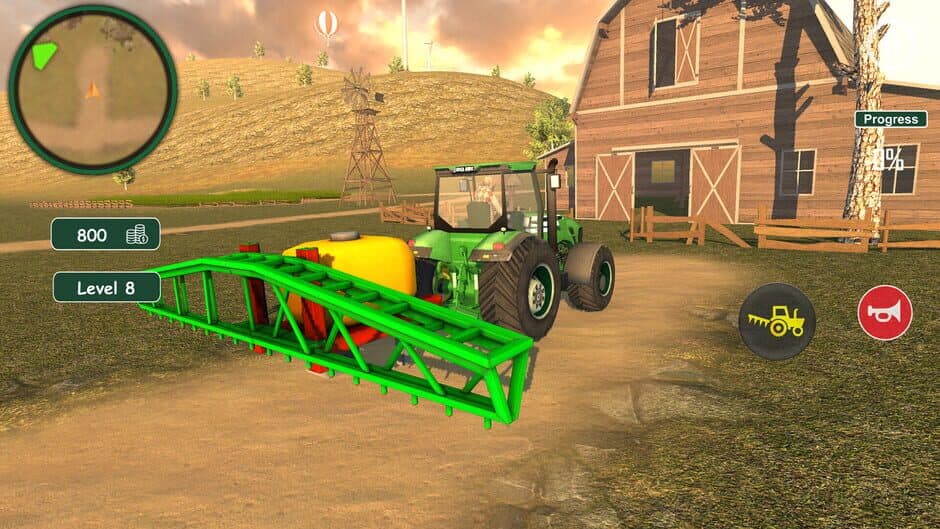 Скриншот 2 из Farming Tractor Simulator: Big Farm