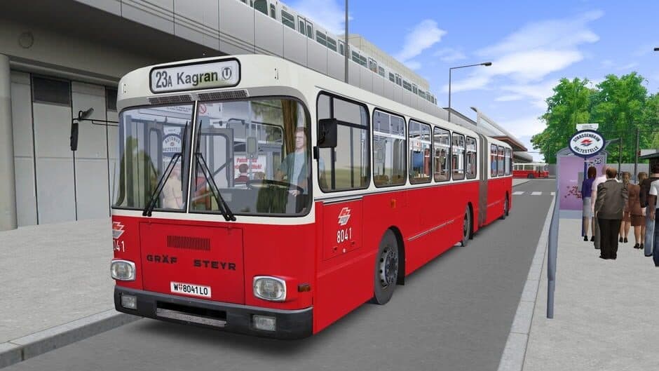 Скриншот 1 из OMSI 2: Steam Edition - AI-Articulated Bus for Vienna