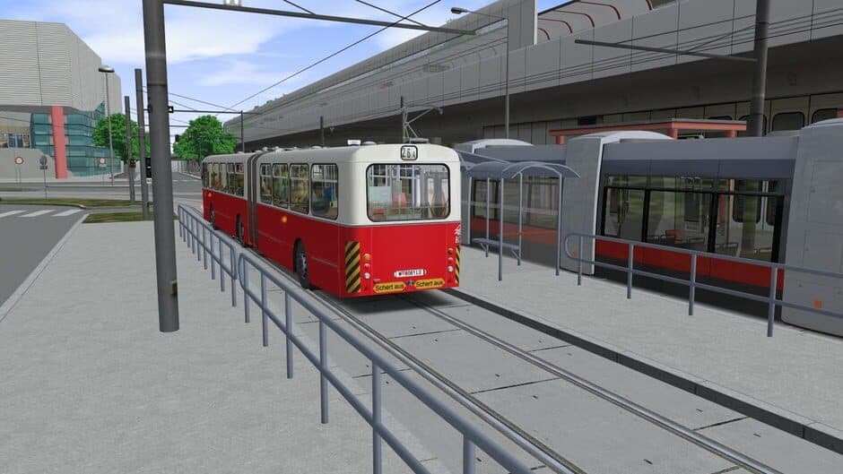 Скриншот 2 из OMSI 2: Steam Edition - AI-Articulated Bus for Vienna