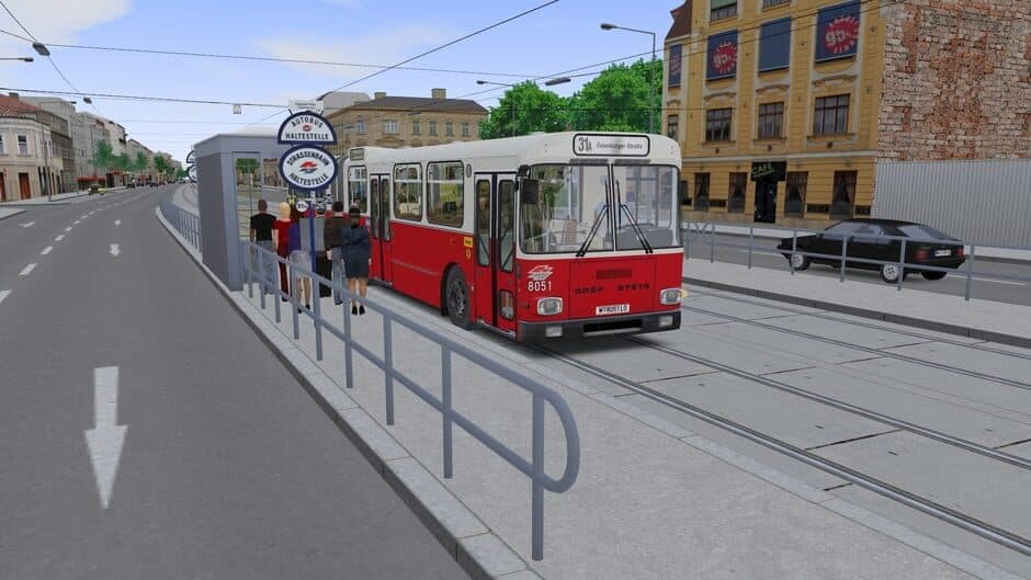 Скриншот 4 из OMSI 2: Steam Edition - AI-Articulated Bus for Vienna