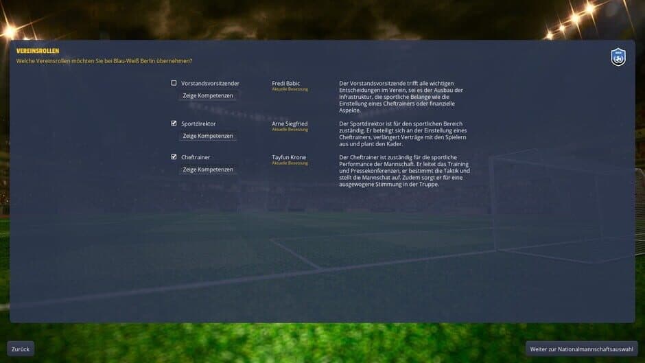 Скриншот 1 из Player's Eleven: A Football Manager Game
