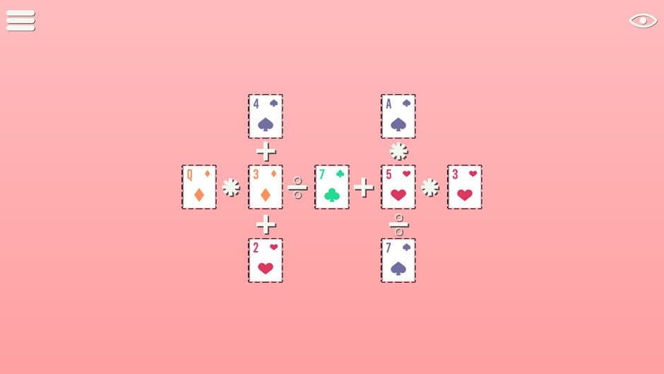 Скриншот 2 из BlackJack Math Cross Numbers