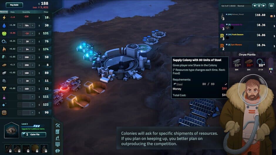 Скриншот 1 из Offworld Trading Company: The Patron and the Patriot