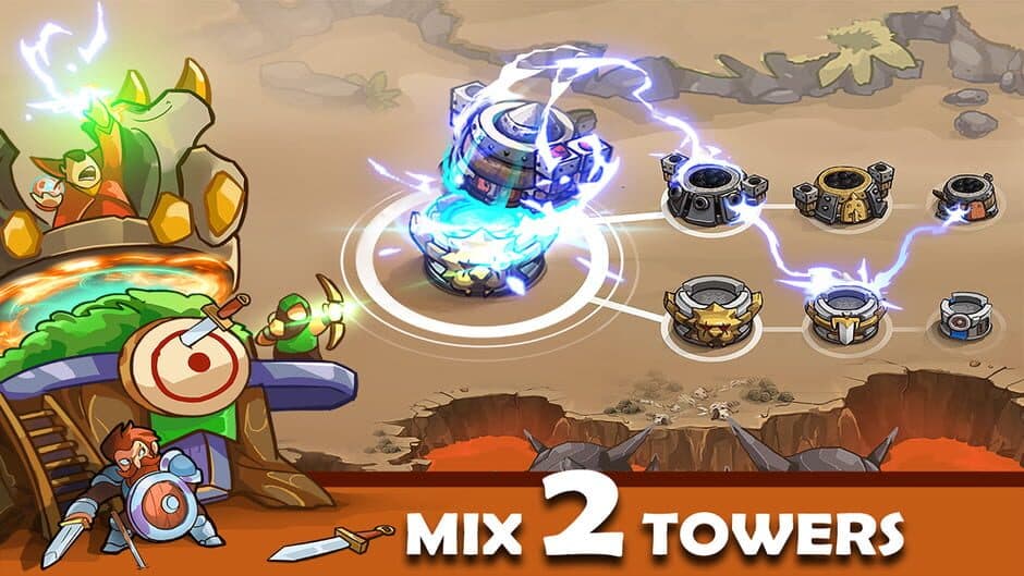 Скриншот 5 из King of Defense: Merge TD