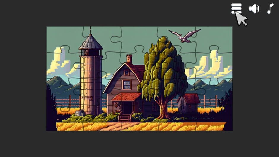 Скриншот 1 из Retro Style: Pixel Art Jigsaw Puzzles