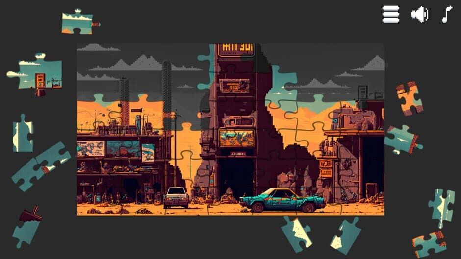 Скриншот 2 из Retro Style: Pixel Art Jigsaw Puzzles