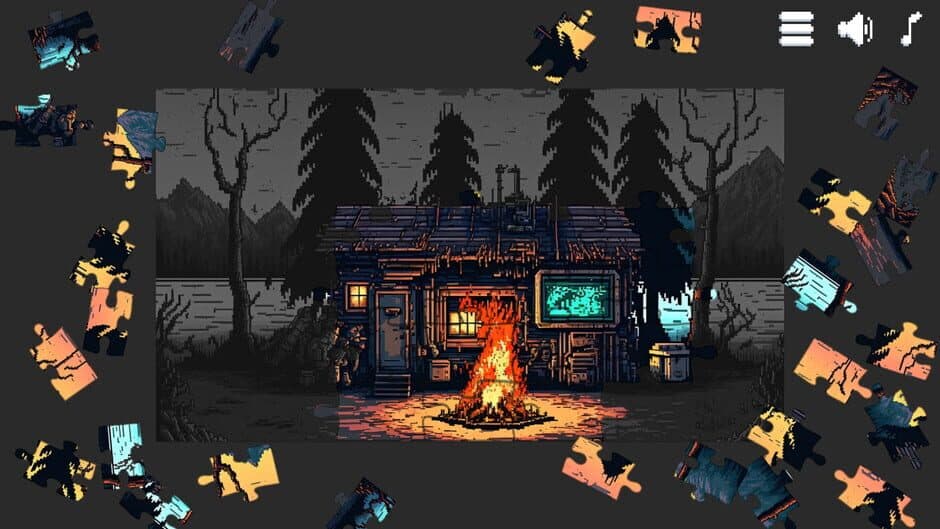 Скриншот 4 из Retro Style: Pixel Art Jigsaw Puzzles