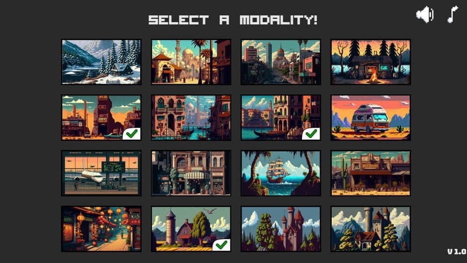 Скриншот 6 из Retro Style: Pixel Art Jigsaw Puzzles