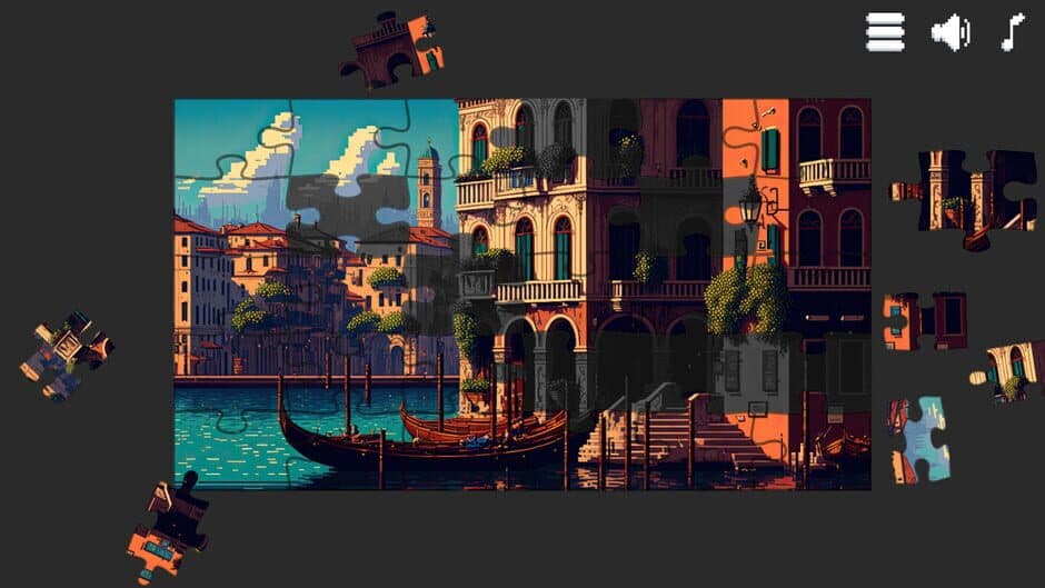 Скриншот 3 из Retro Style: Pixel Art Jigsaw Puzzles