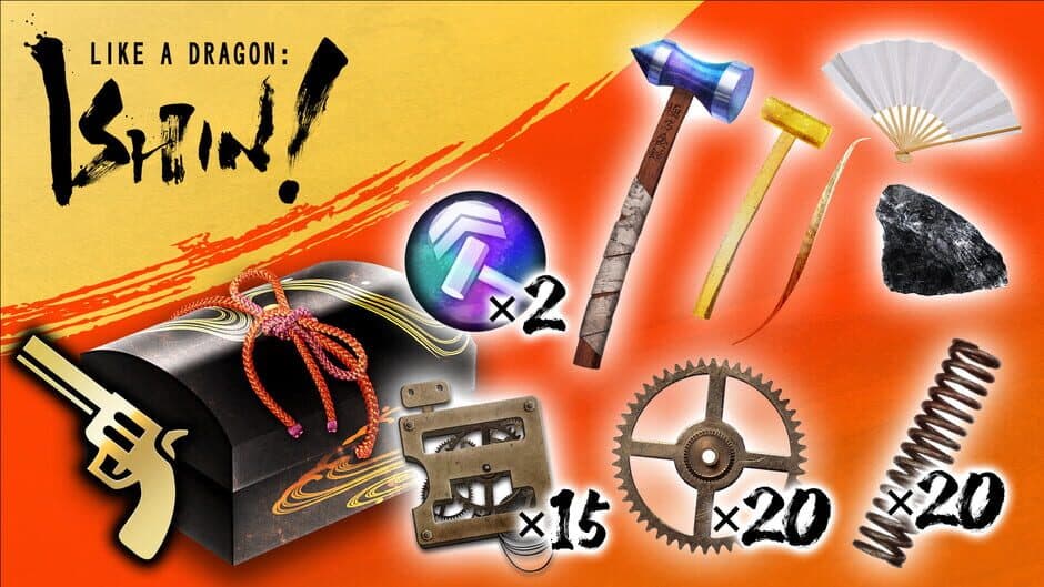 Скриншот 1 из Like a Dragon: Ishin! - Gun Upgrade Materials Kit
