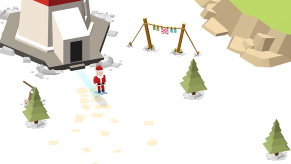 Скриншот 2 из Santa Goes Skiing
