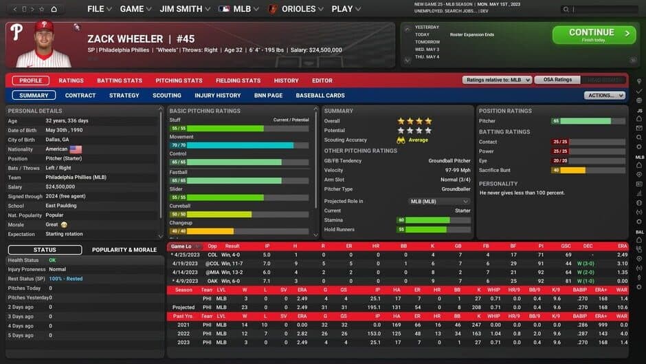 Скриншот 2 из Out of the Park Baseball 24