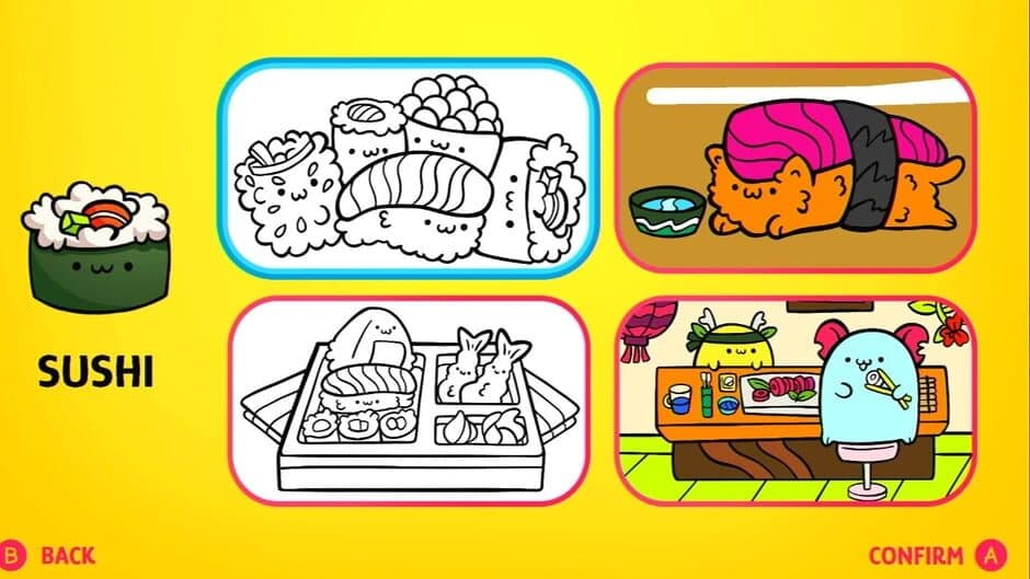 Скриншот 2 из Draw and Color: Kawaii - Definitive Edition