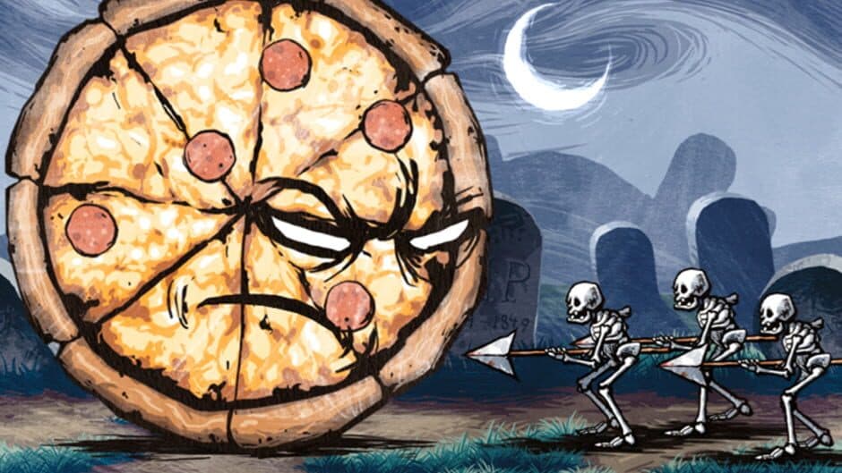 Скриншот 1 из Pizza vs. Skeletons