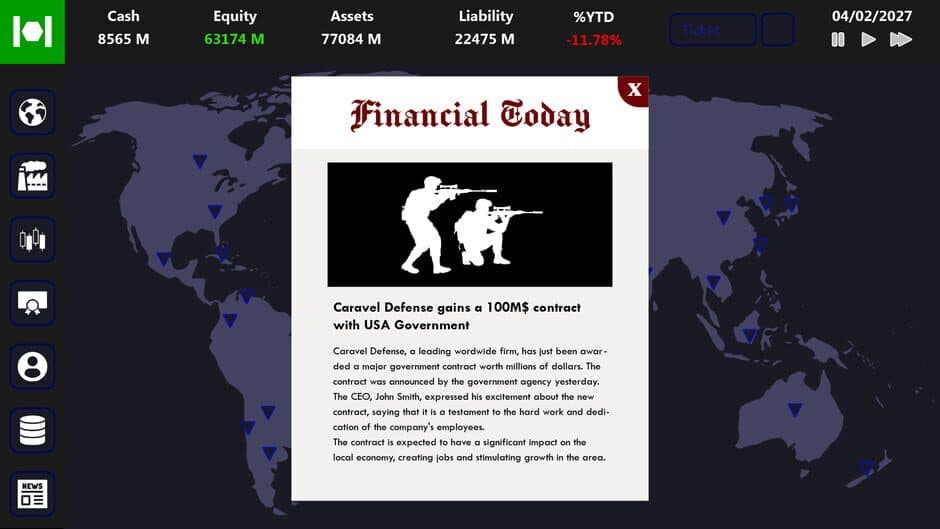 Скриншот 9 из Hedge Fund Tycoon