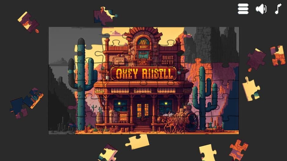 Скриншот 1 из Retro Style: Pixel Art Jigsaw Puzzles - Expansion Pack 1