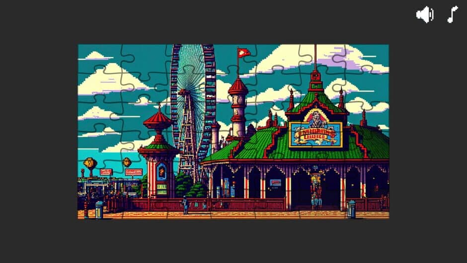 Скриншот 4 из Retro Style: Pixel Art Jigsaw Puzzles - Expansion Pack 1
