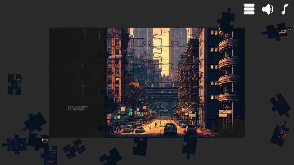 Скриншот 2 из Retro Style: Pixel Art Jigsaw Puzzles - Expansion Pack 1