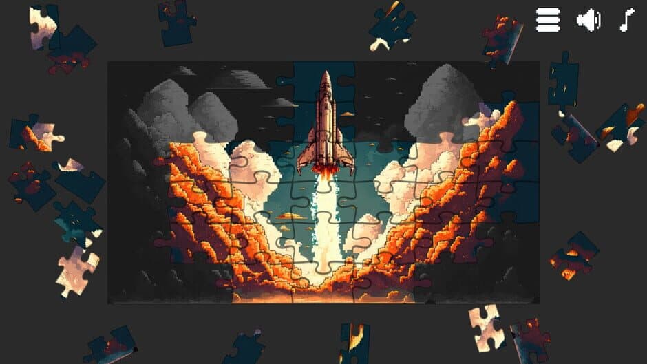 Скриншот 3 из Retro Style: Pixel Art Jigsaw Puzzles - Expansion Pack 1