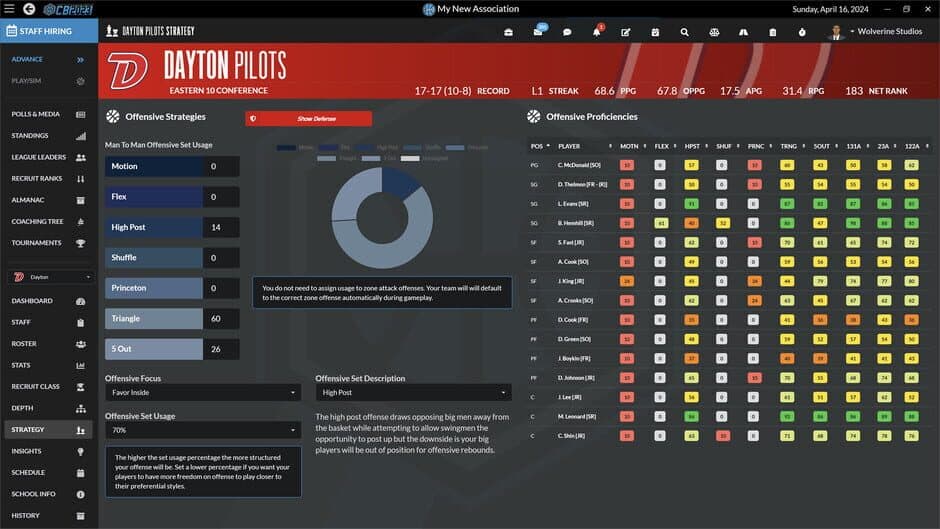 Скриншот 5 из Draft Day Sports: College Basketball 2023