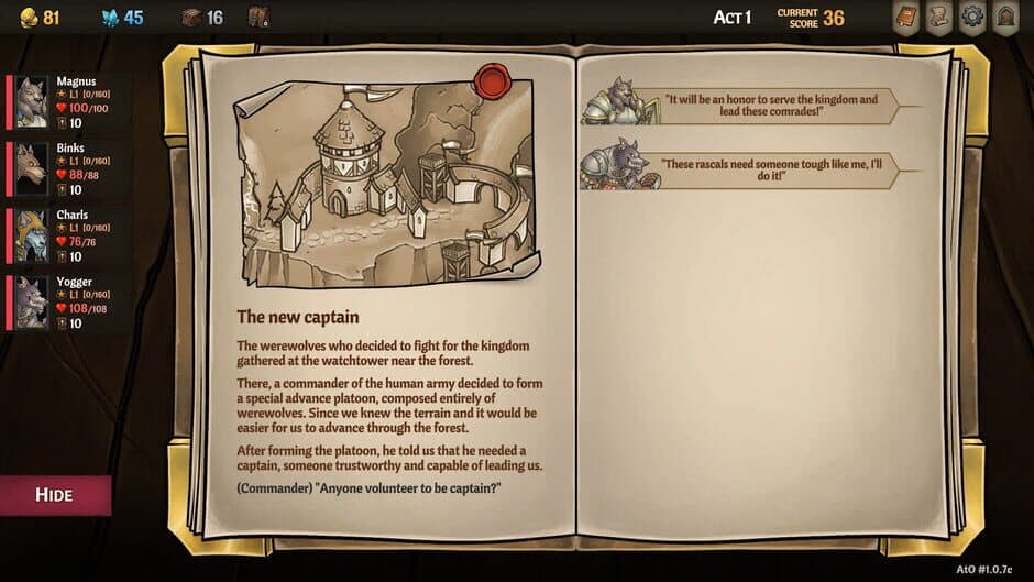 Скриншот 1 из Across the Obelisk: The Wolf Wars