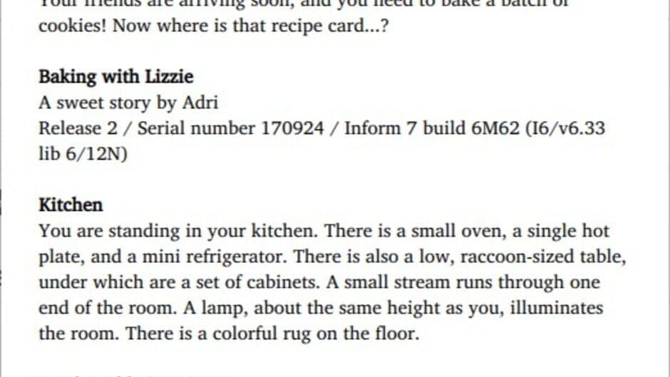 Скриншот 1 из Baking with Lizzie