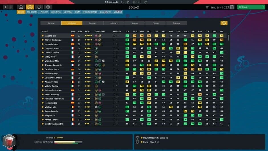 Скриншот 1 из Pro Cycling Manager 2023
