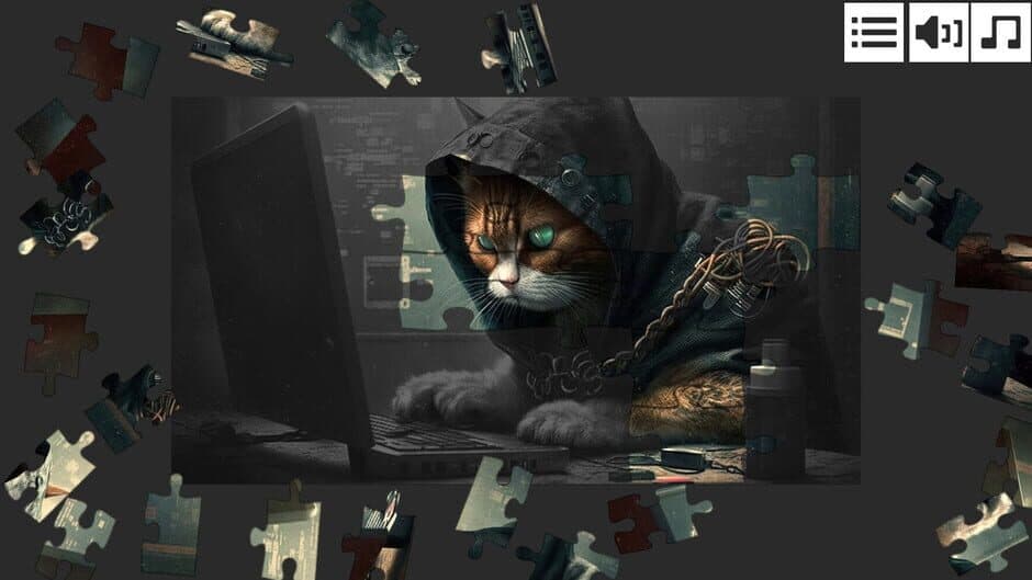 Скриншот 3 из Cat Jigsaw Puzzle Games: Expansion Pack 11