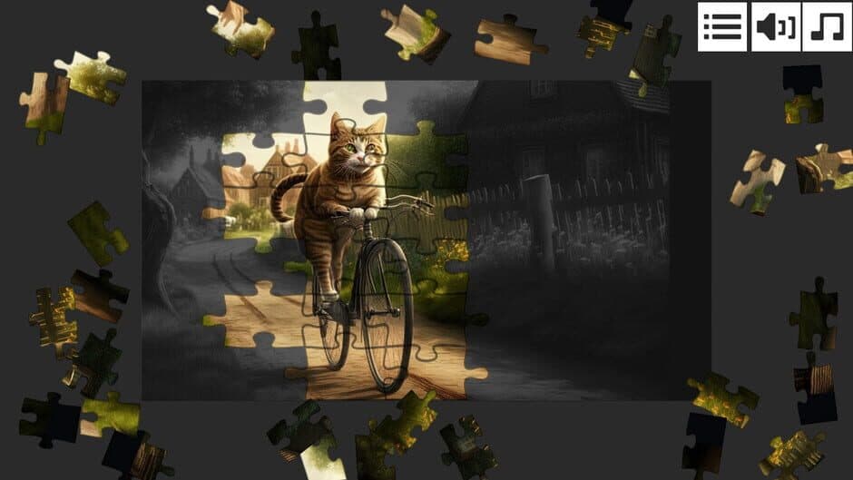 Скриншот 4 из Cat Jigsaw Puzzle Games: Expansion Pack 11