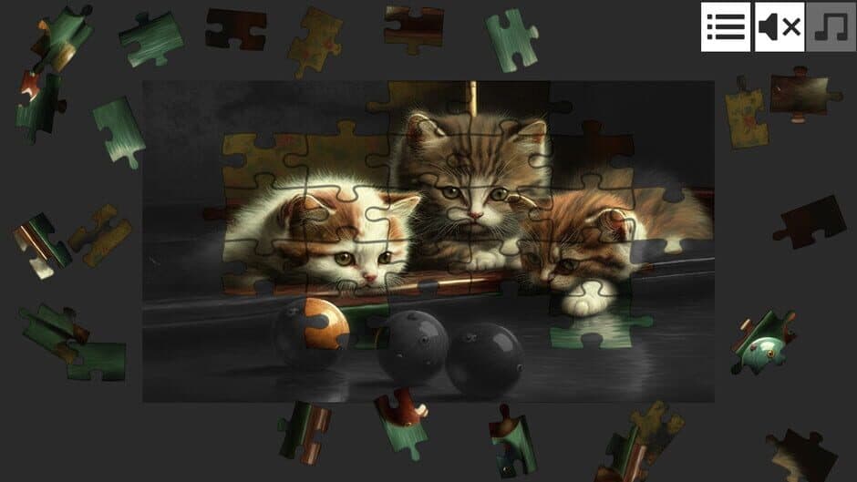 Скриншот 1 из Cat Jigsaw Puzzle Games: Expansion Pack 10