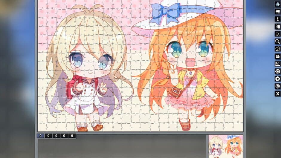 Скриншот 1 из Pixel Puzzles: Illustrations & Anime - Jigsaw Pack: Chibi
