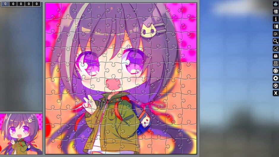 Скриншот 2 из Pixel Puzzles: Illustrations & Anime - Jigsaw Pack: Chibi